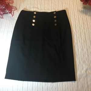 Lauren Ralph Lauren Hermitage Black Pencil Skirt